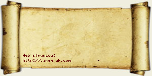 Ivana Bzenić vizit kartica